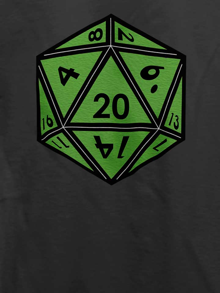 20-dice-green-t-shirt dunkelgrau 4