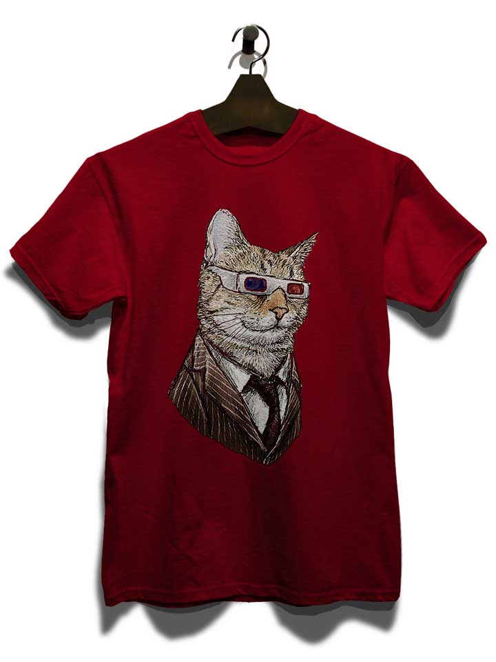 3d-suit-cat-t-shirt bordeaux 3