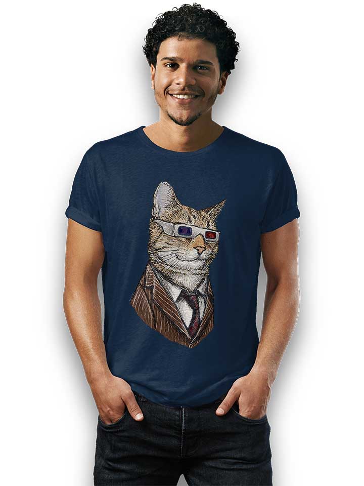 3d-suit-cat-t-shirt dunkelblau 2