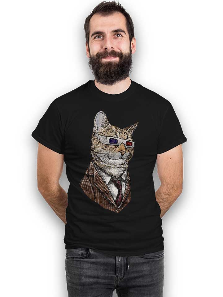 3d-suit-cat-t-shirt schwarz 2