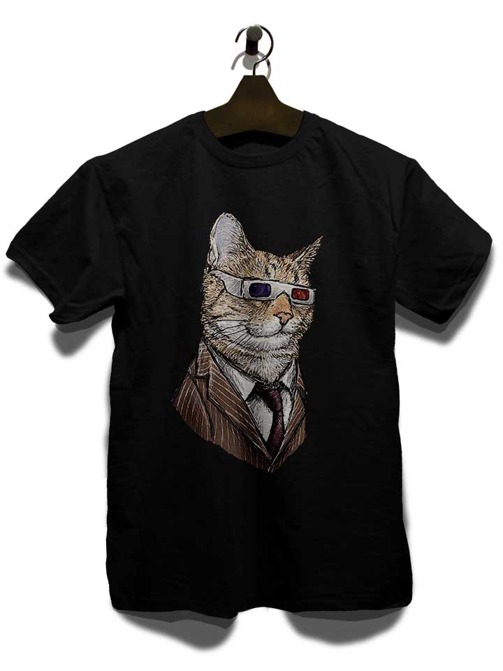 3d-suit-cat-t-shirt schwarz 3