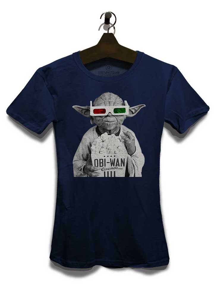 3d-yoda-damen-t-shirt dunkelblau 3