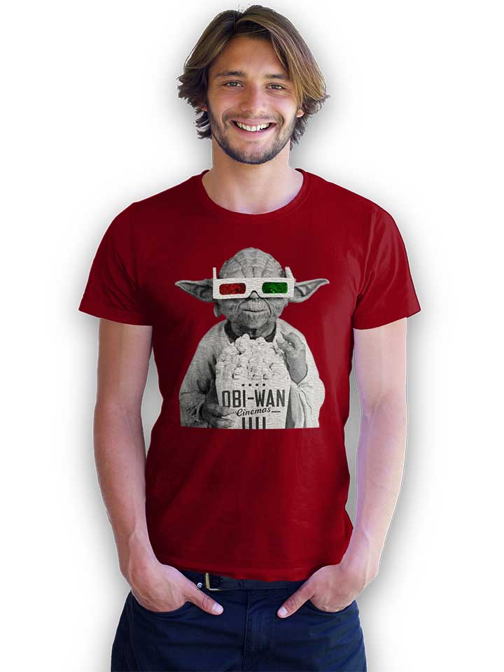 3d-yoda-t-shirt bordeaux 2