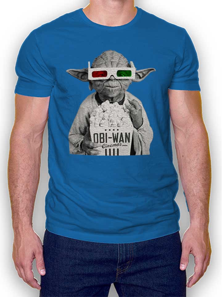 3D Yoda Kinder T-Shirt royal 110 / 116