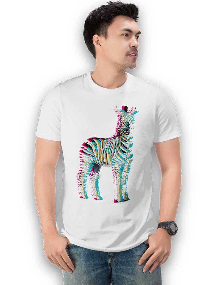 3d-zebra-t-shirt weiss 2