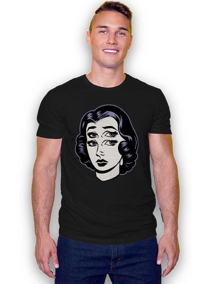 4-eyed-girl-t-shirt schwarz 2