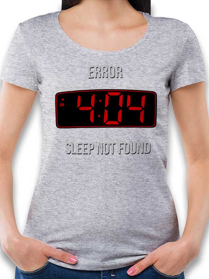 404-error-sleep-not-found-damen-t-shirt grau-meliert 1