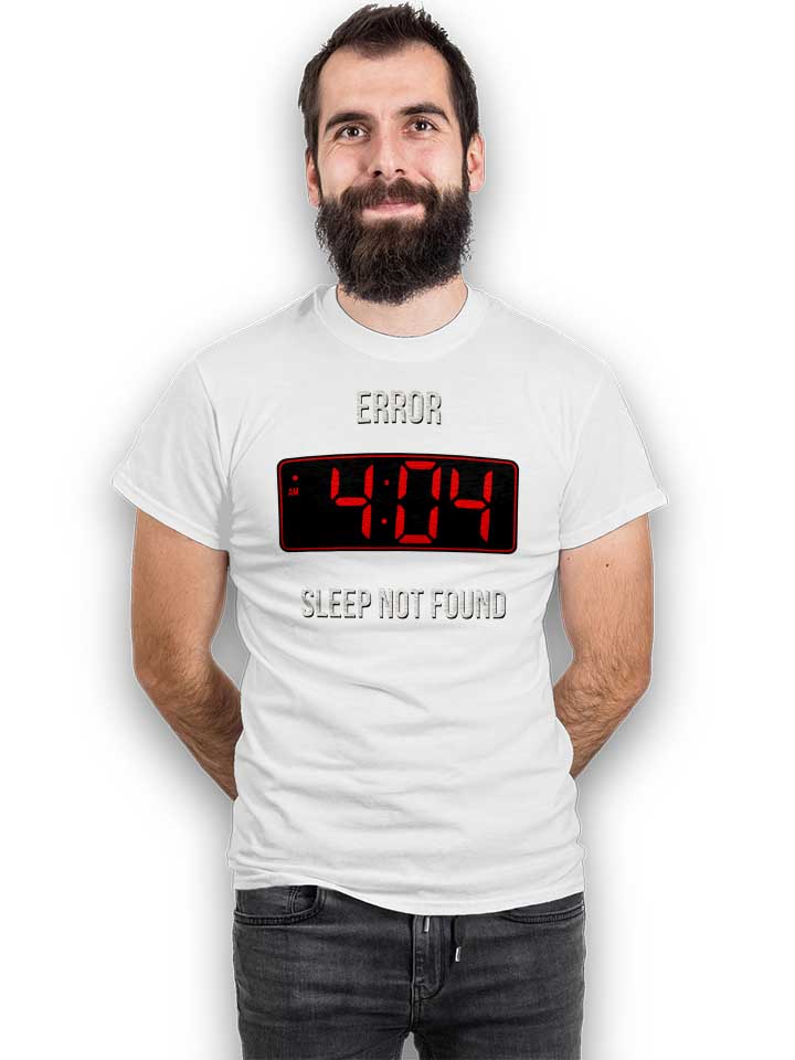 404-error-sleep-not-found-t-shirt weiss 2