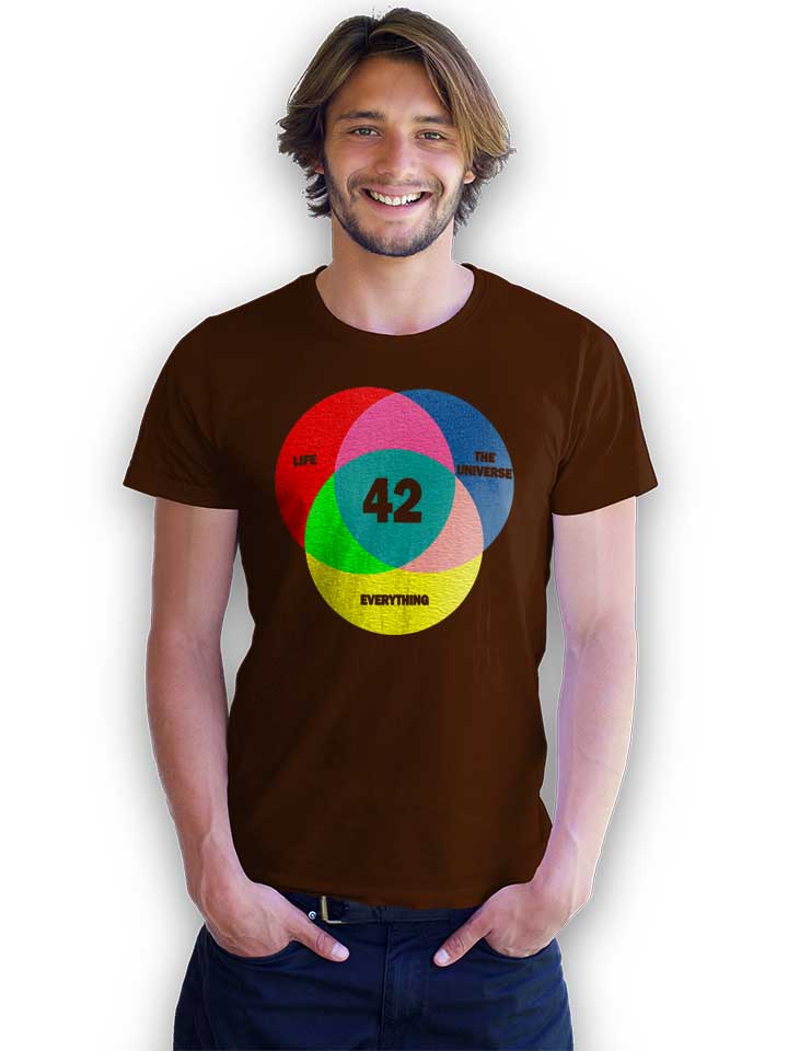 42-life-the-universe-everything-t-shirt braun 2