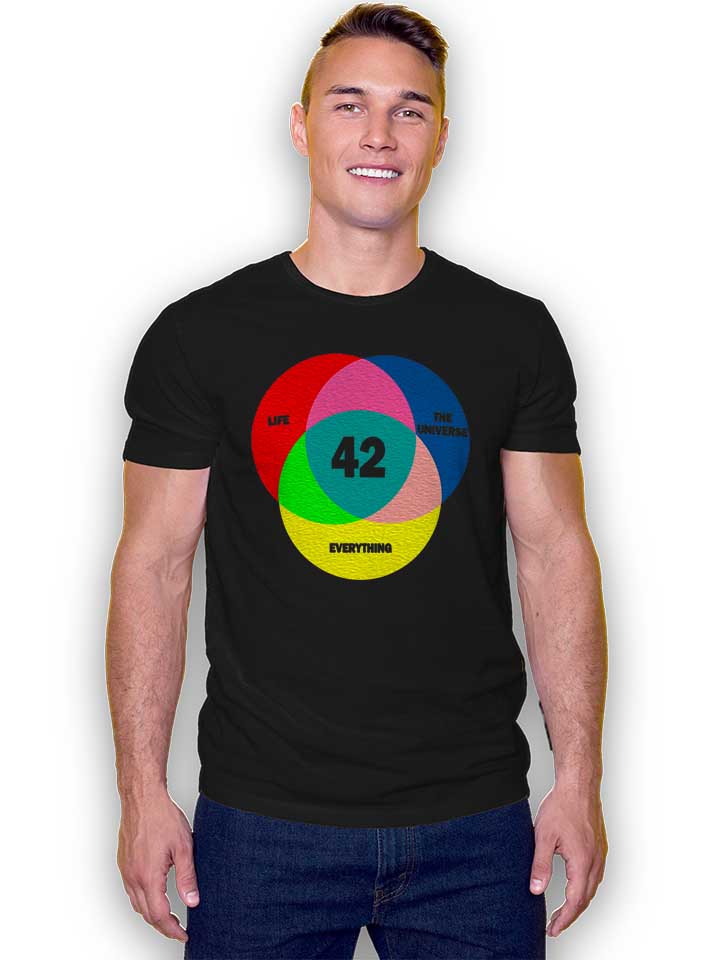 42-life-the-universe-everything-t-shirt schwarz 2