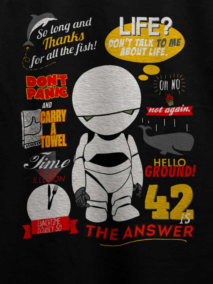 42-sad-robot-answer-t-shirt schwarz 4