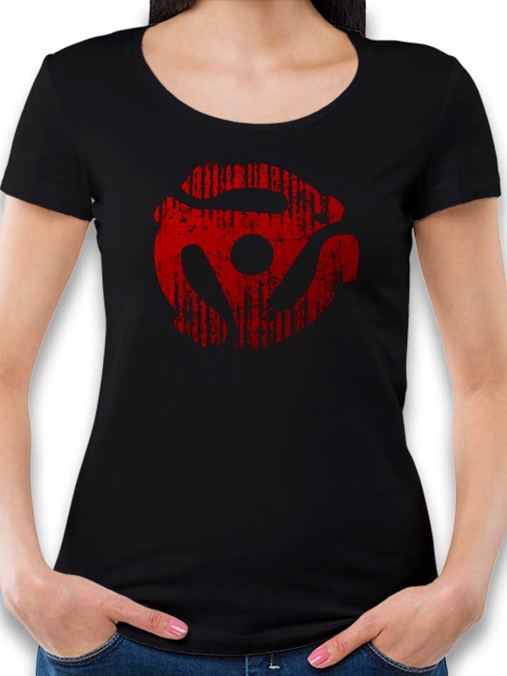 45 Rpm Adapter Red Camiseta Mujer