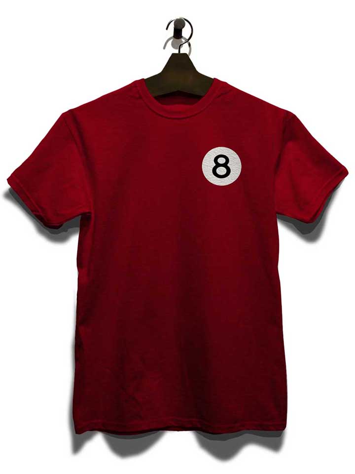 8-ball-chest-print-t-shirt bordeaux 3