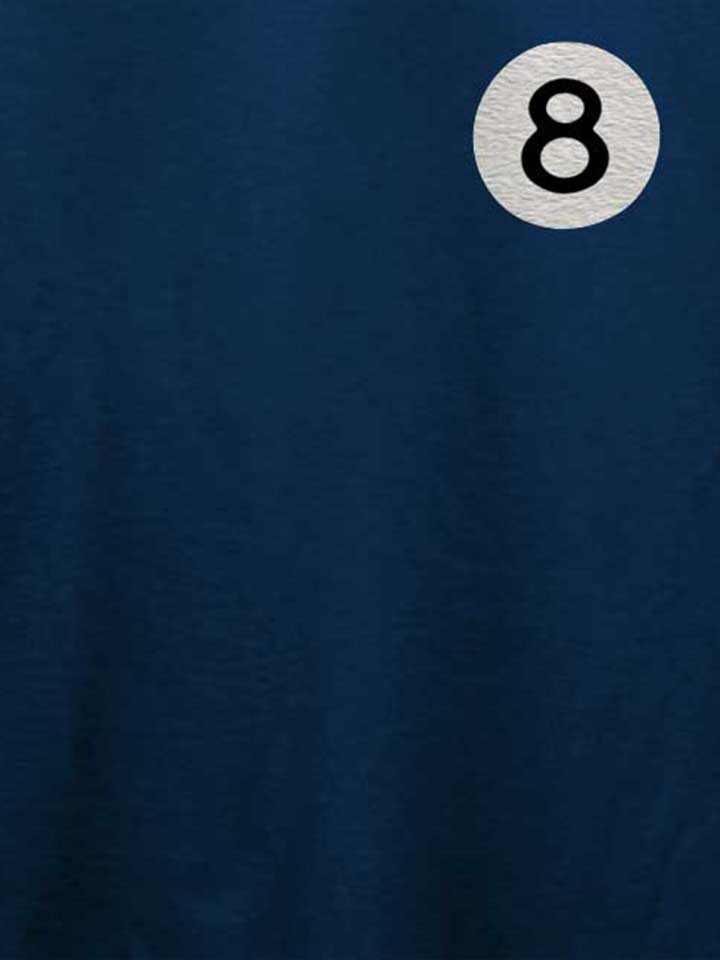8-ball-chest-print-t-shirt dunkelblau 4