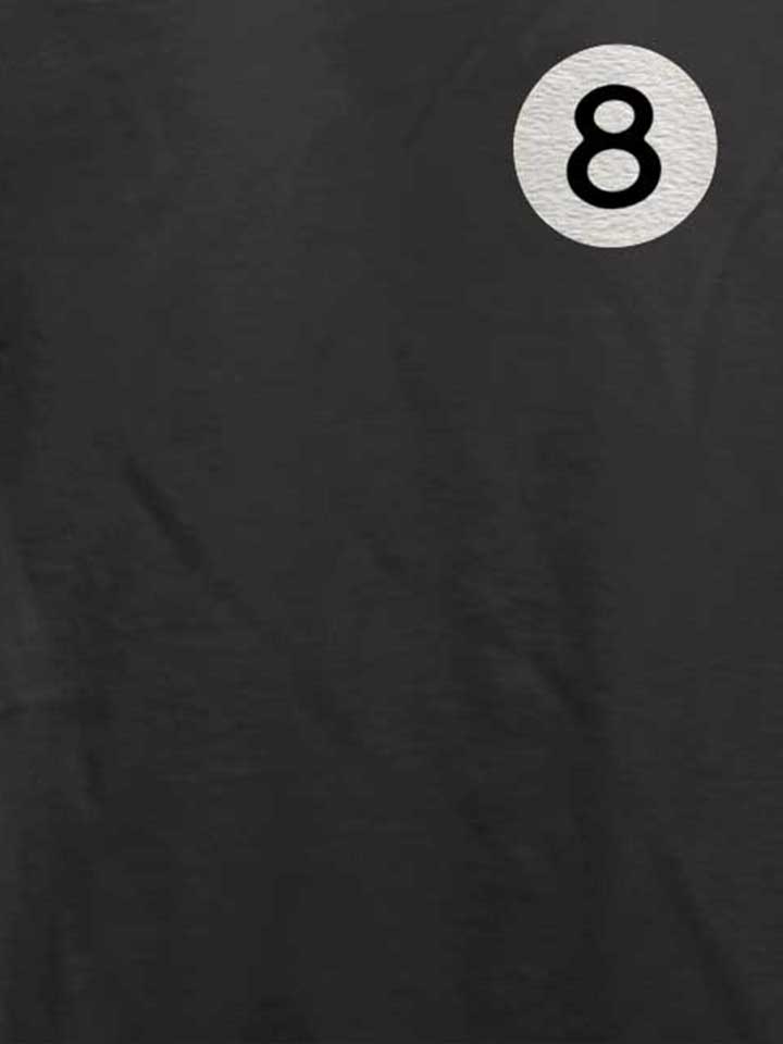 8-ball-chest-print-t-shirt dunkelgrau 4