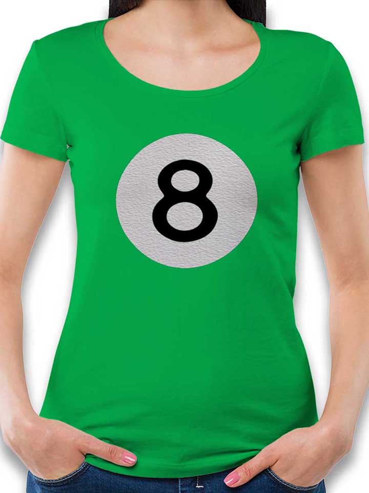 8 Ball Damen T-Shirt gruen L