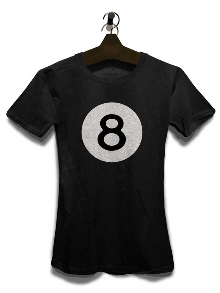 8-ball-damen-t-shirt schwarz 3