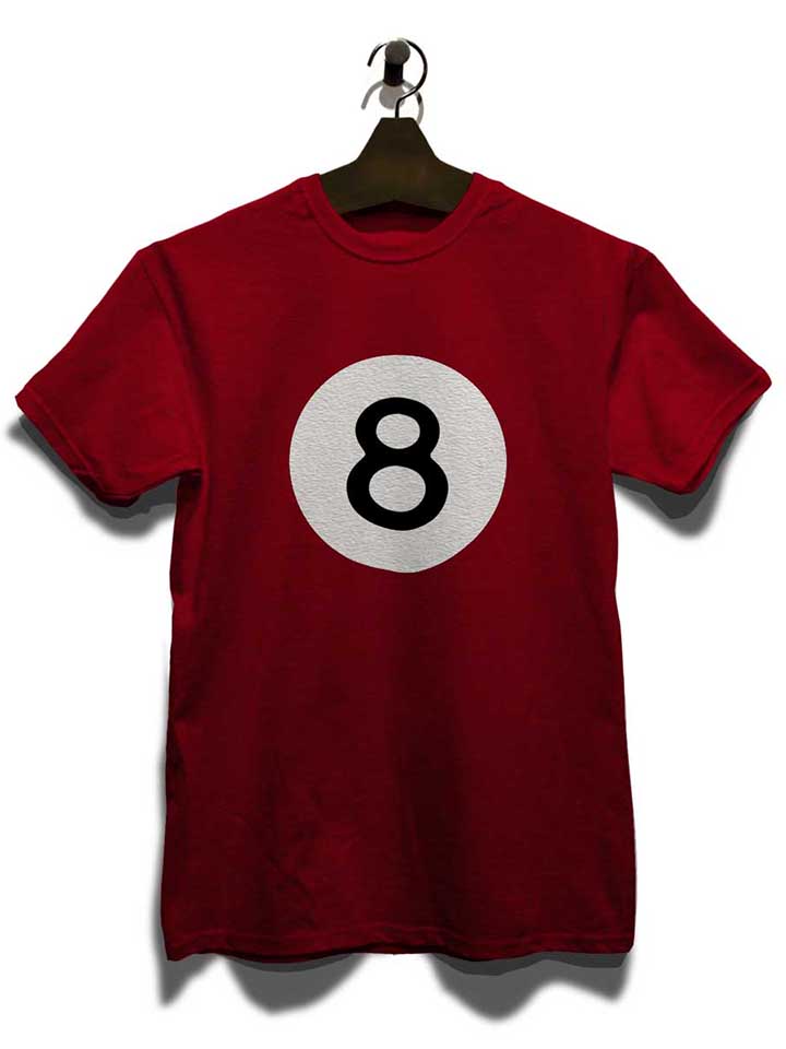 8-ball-t-shirt bordeaux 3