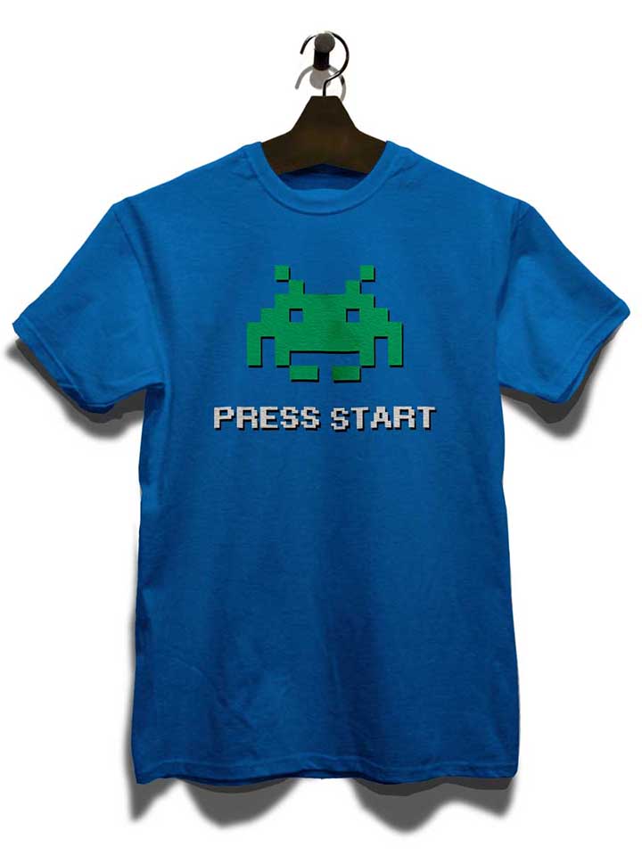 8-bit-alien-press-start-t-shirt royal 3