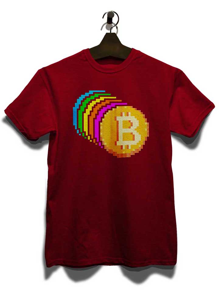 8-bit-bitcoin-rainbow-t-shirt bordeaux 3