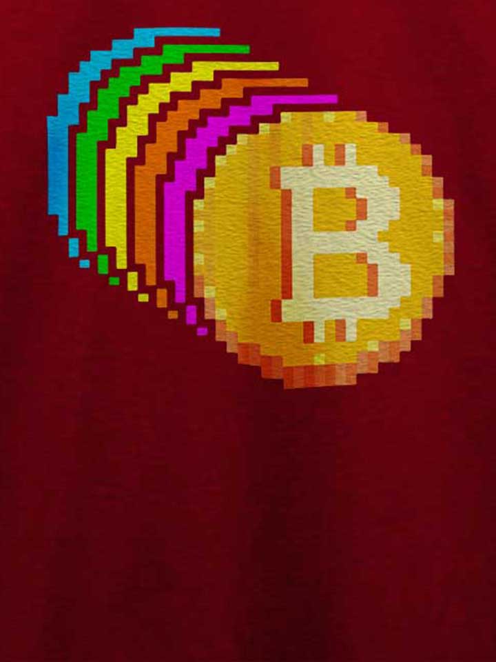 8-bit-bitcoin-rainbow-t-shirt bordeaux 4