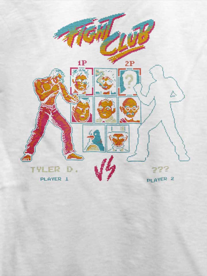 8-bit-fight-club-t-shirt weiss 4