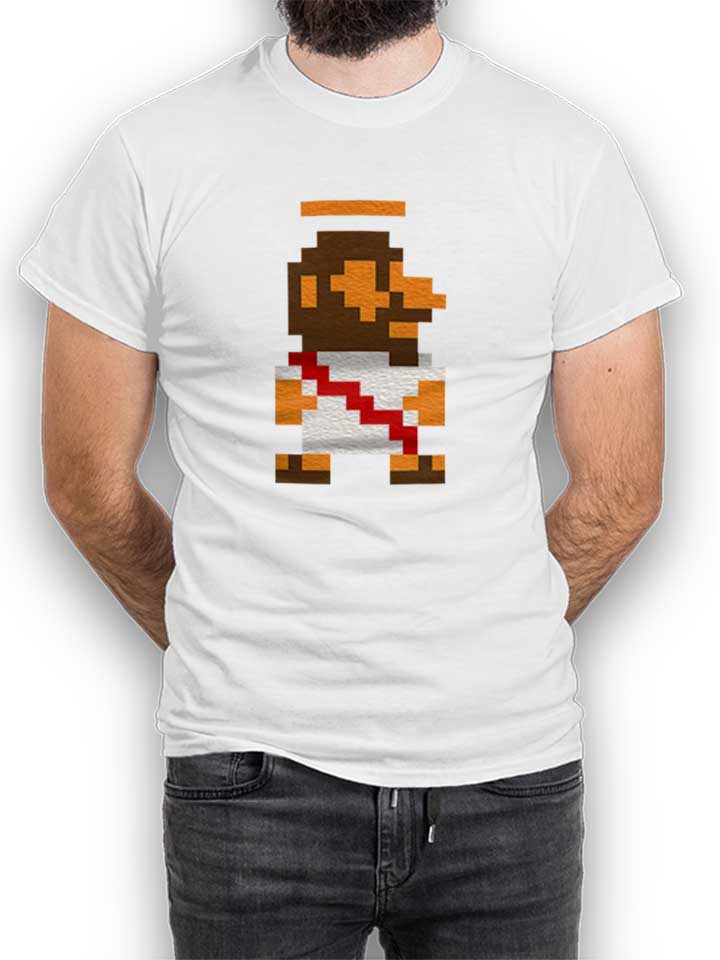 8-bit-jesus-t-shirt weiss 1