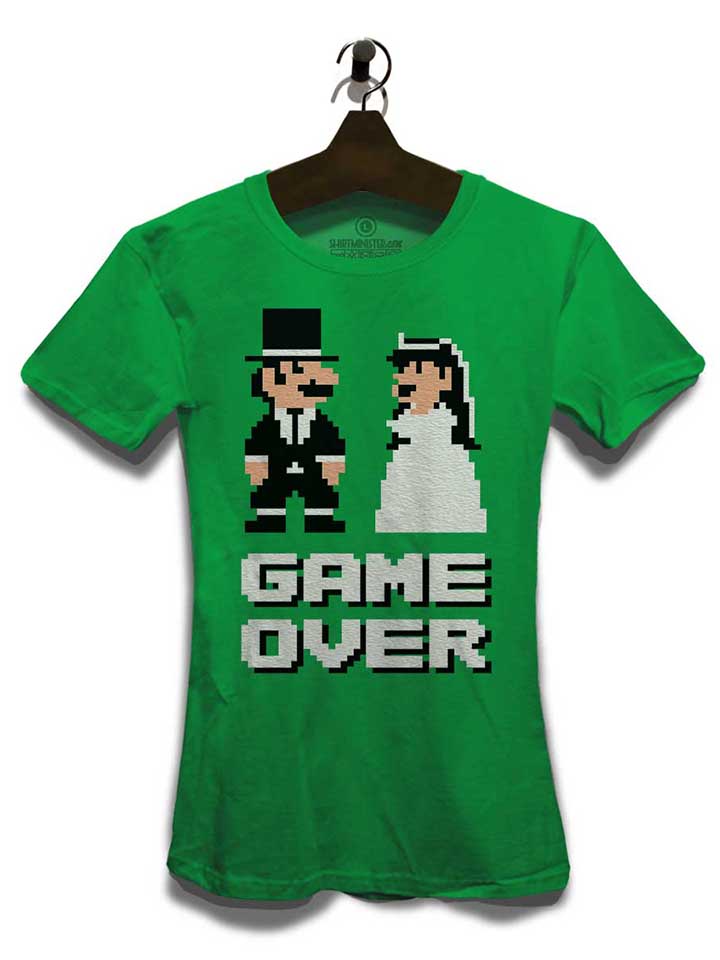 8-bit-junggesellen-game-over-damen-t-shirt gruen 3