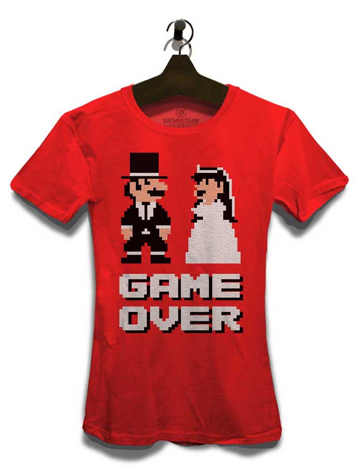 8-bit-junggesellen-game-over-damen-t-shirt rot 3