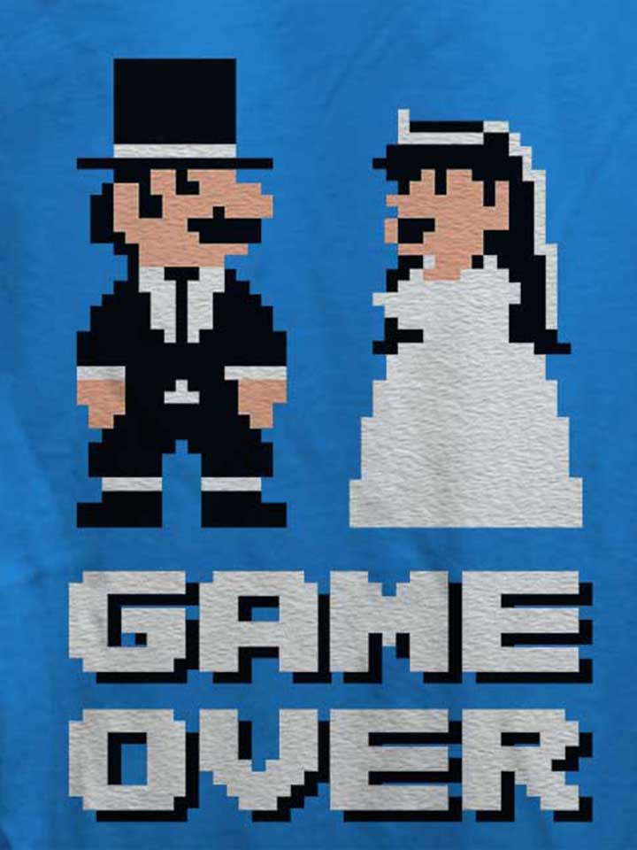 8-bit-junggesellen-game-over-damen-t-shirt royal 4