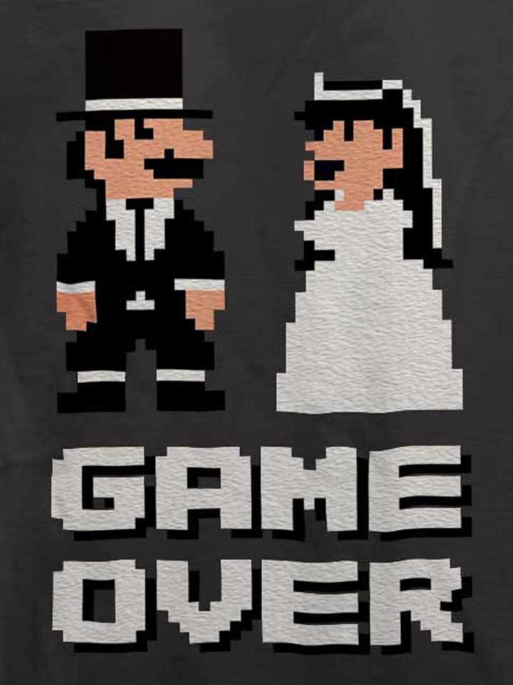 8-bit-junggesellen-game-over-t-shirt dunkelgrau 4
