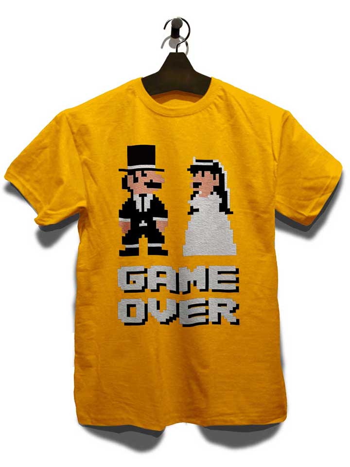 8-bit-junggesellen-game-over-t-shirt gelb 3