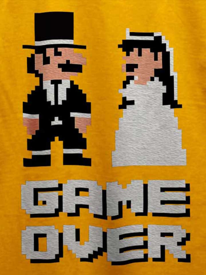 8-bit-junggesellen-game-over-t-shirt gelb 4