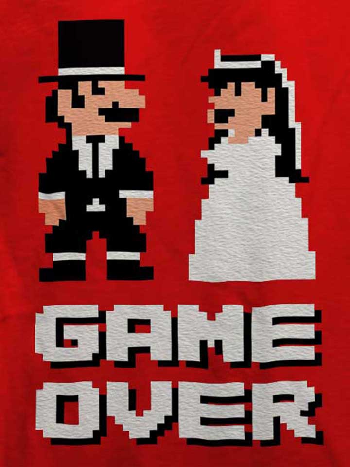 8-bit-junggesellen-game-over-t-shirt rot 4