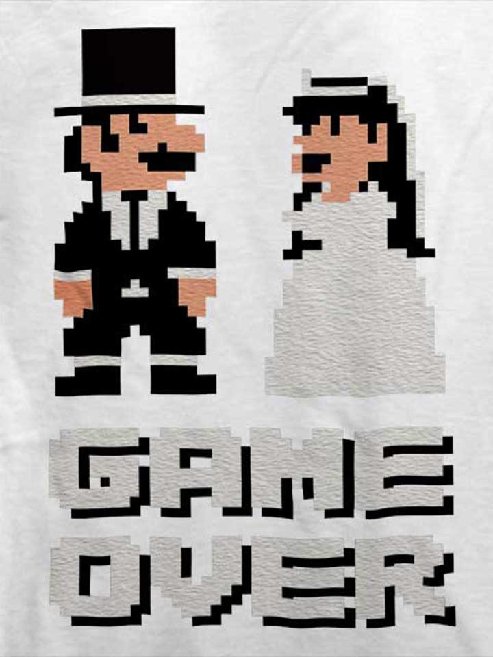 8-bit-junggesellen-game-over-t-shirt weiss 4