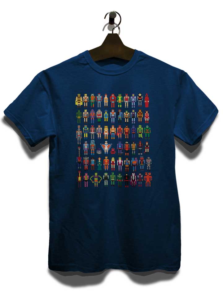 8-bit-masters-t-shirt dunkelblau 3