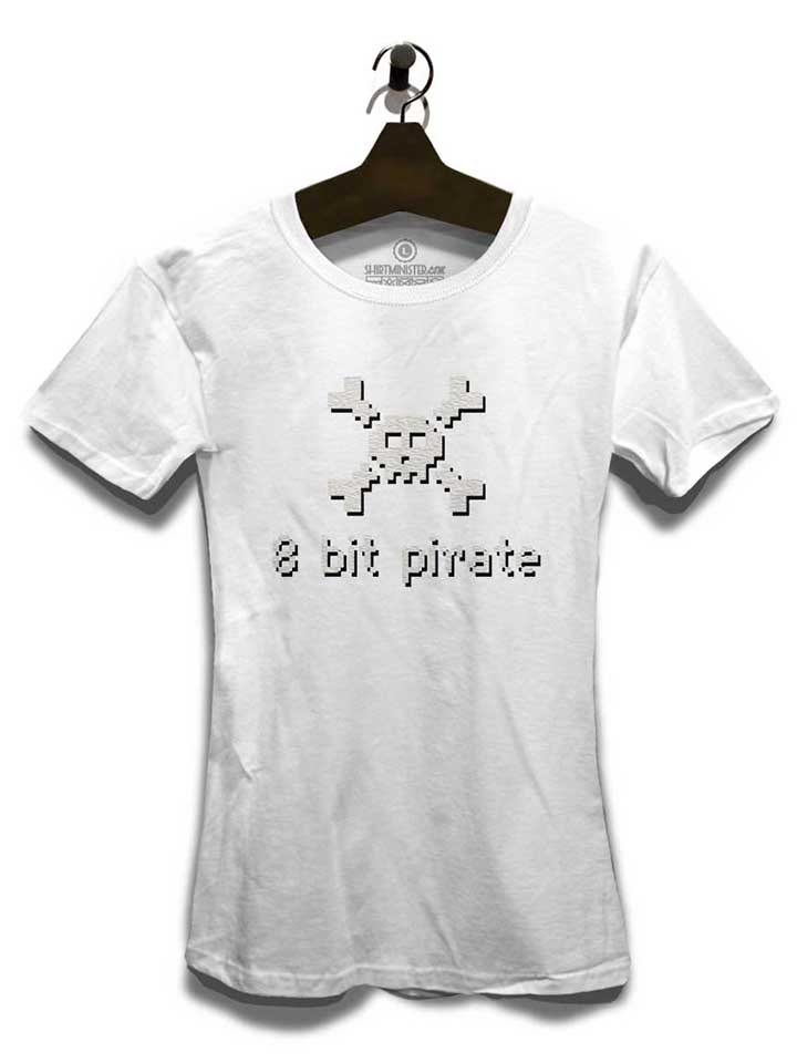 8-bit-pirate-damen-t-shirt weiss 3