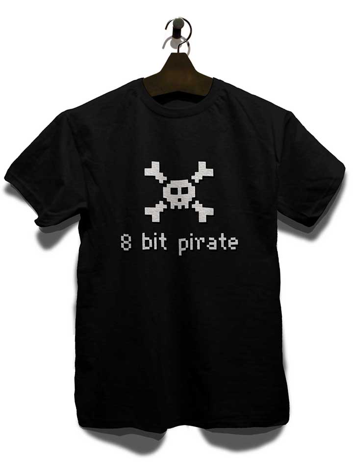 8-bit-pirate-t-shirt schwarz 3