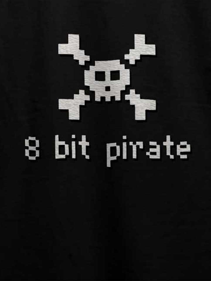 8-bit-pirate-t-shirt schwarz 4