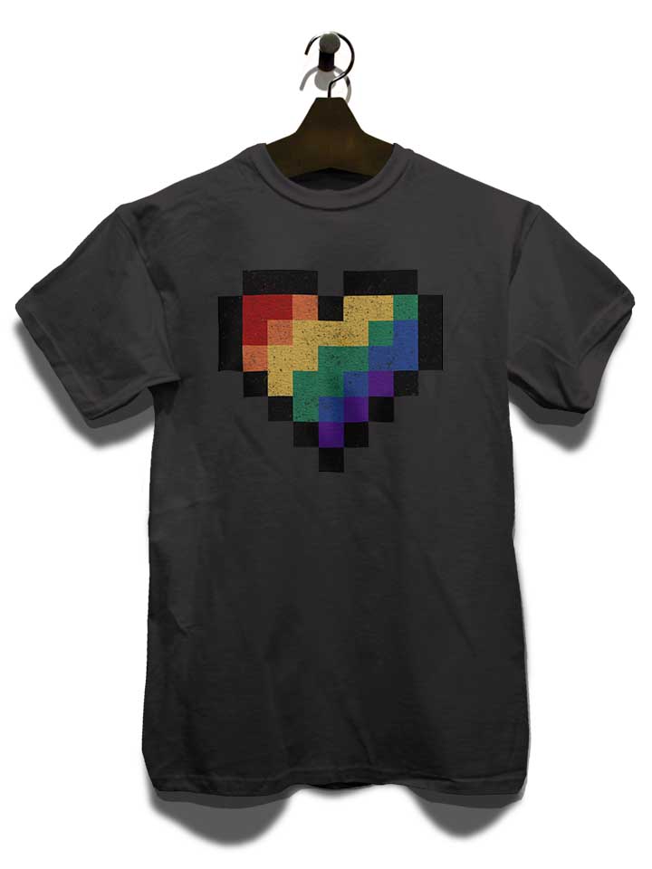 8-bit-rainbow-heart-t-shirt dunkelgrau 3