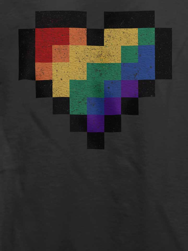 8-bit-rainbow-heart-t-shirt dunkelgrau 4