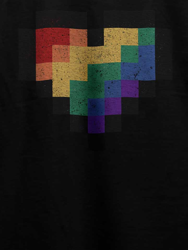 8-bit-rainbow-heart-t-shirt schwarz 4