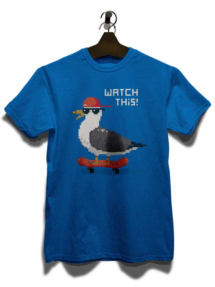 8-bit-skateboard-seagull-t-shirt royal 3