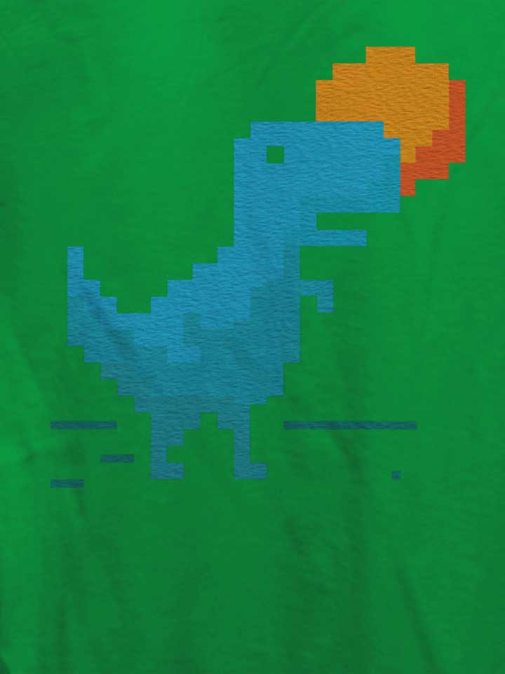 8-bitt-rex-and-sun-pixel-damen-t-shirt gruen 4