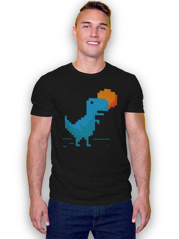 8-bitt-rex-and-sun-pixel-t-shirt schwarz 2
