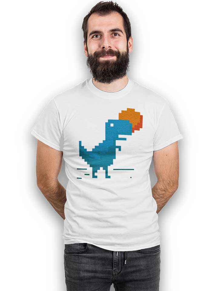 8-bitt-rex-and-sun-pixel-t-shirt weiss 2