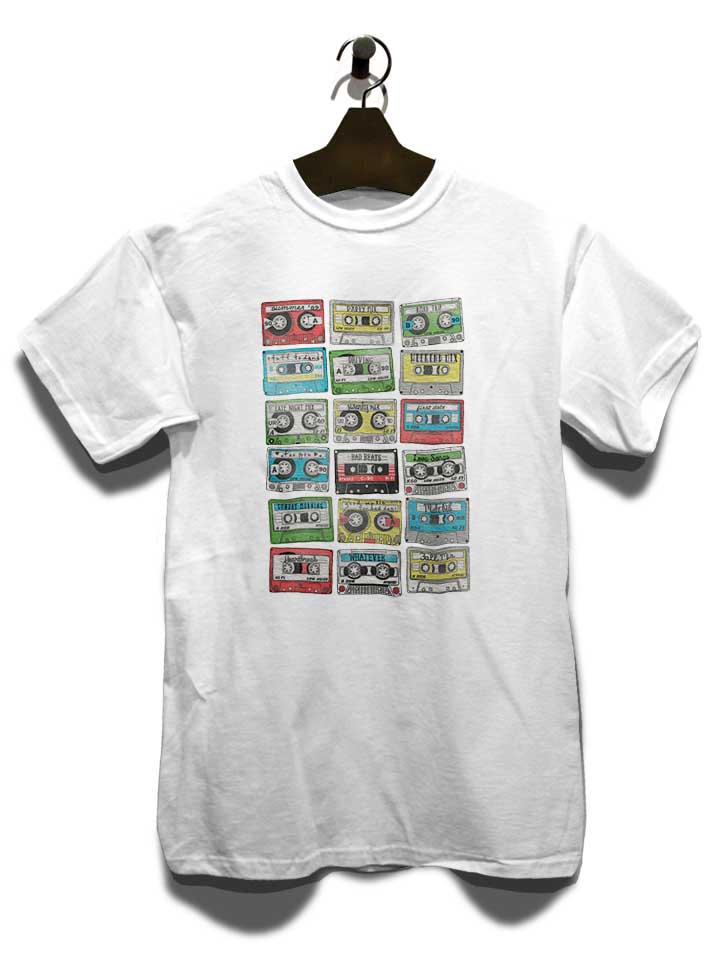 80s-playlist-cassettes-t-shirt weiss 3