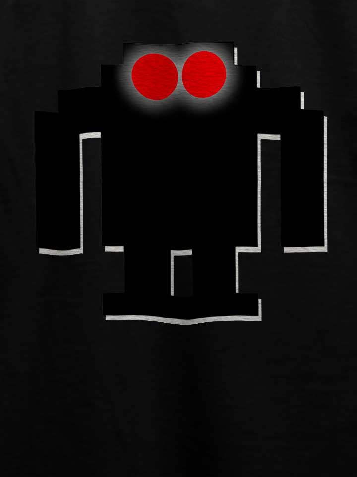 8bit-robot-t-shirt schwarz 4