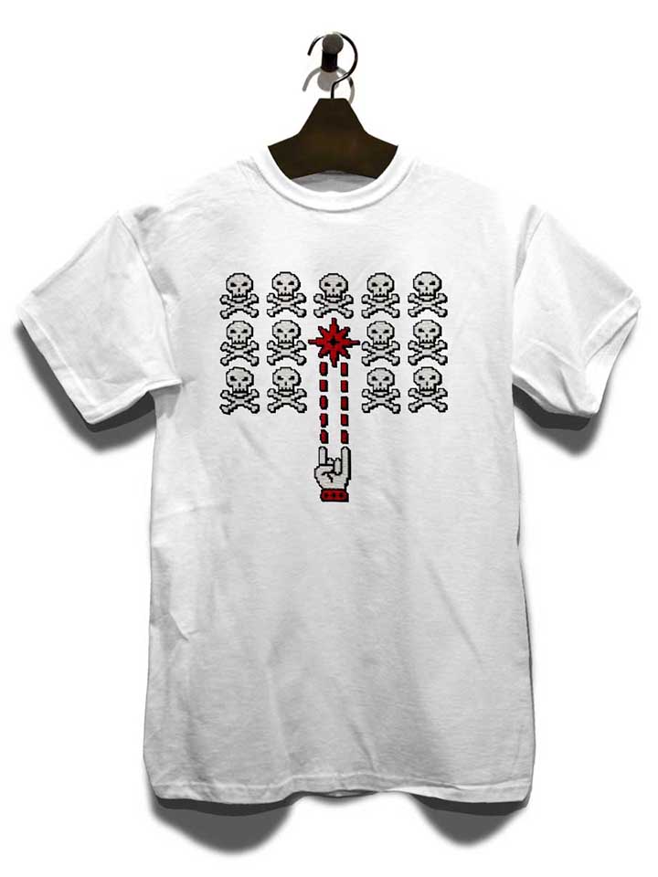 8bit-skull-invaders-t-shirt weiss 3