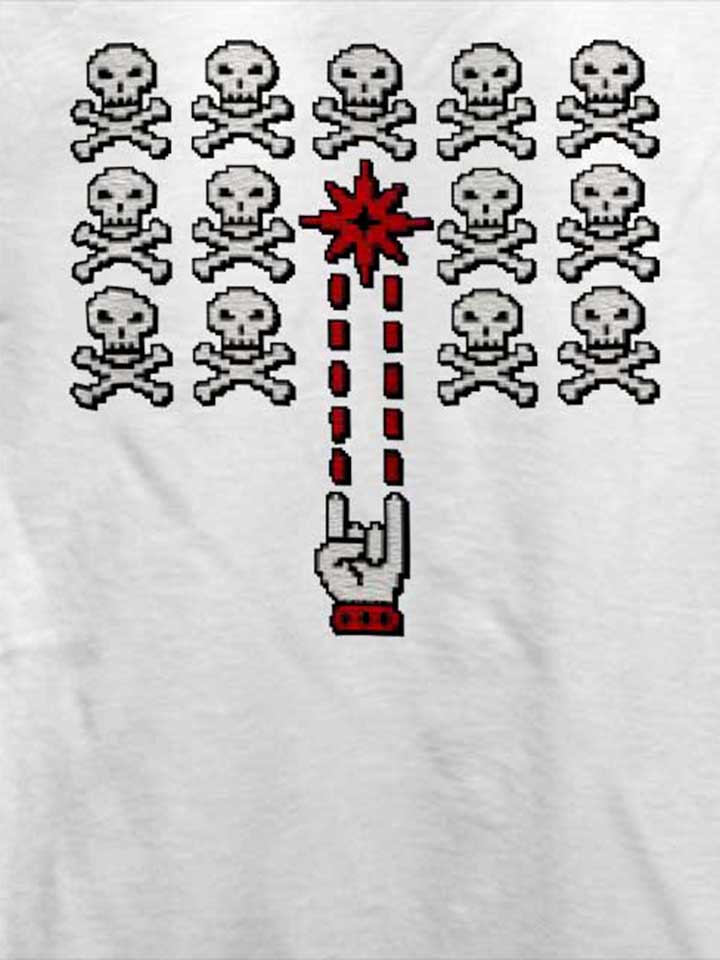 8bit-skull-invaders-t-shirt weiss 4